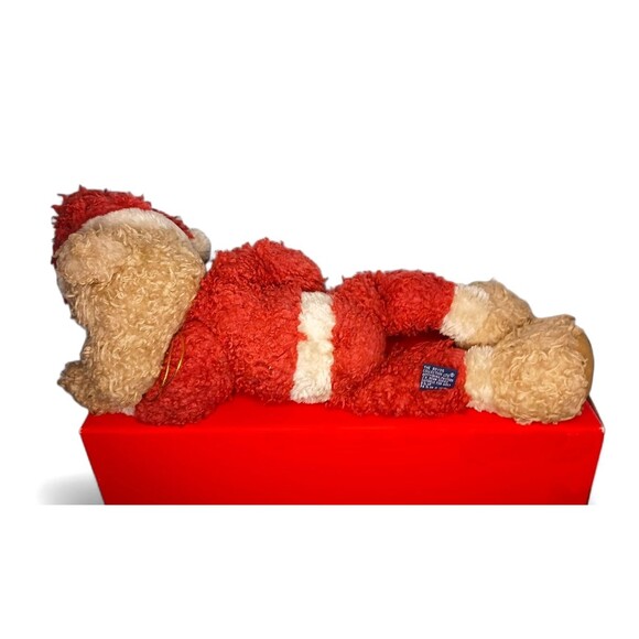 Vtg J.B. Bean Series Boyds Christmas Santa Bear SANDY CLAUS Stuffed 18" Plush - Picture 2 of 4